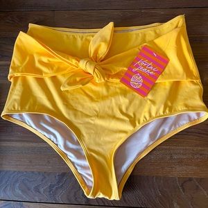 Tags On-Kortni Jeane Swimsuit Tie-Up Front Bottoms